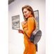 Шкіряна жіноча кругла сумка-рюкзак Maxi темно-синя BN-BAG-30-navy-blue фото 8