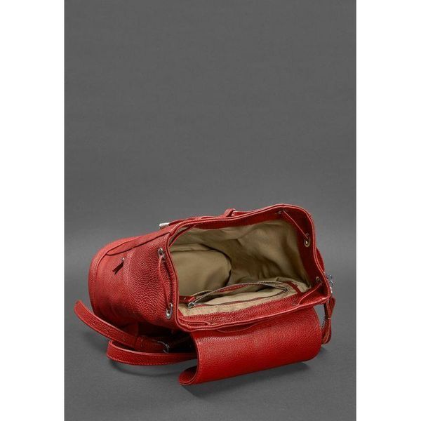 Шкіряний жіночий рюкзак Олсен червоний BN-BAG-13-rubin фото