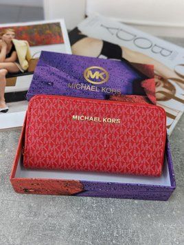 Гаманець Michael Kors великий Майкл Корс жіночий великий червоний 2893 фото