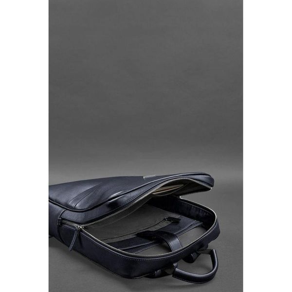 Темно-синій шкіряний чоловічий рюкзак Foster 1.0 BN-BAG-39-navy-blue фото