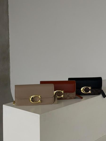 Сумка клатч Coach Idol Bag Коричневий 205344 фото