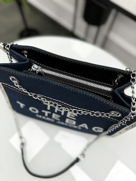 Сумка жіноча Джинсовая сумка Marc Jacobs Tote Bag Denim Small темно-синій 204804 фото