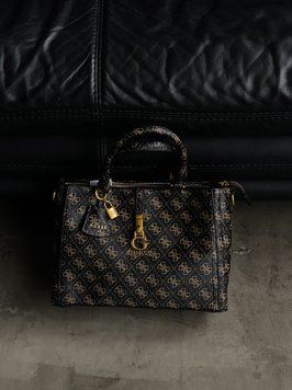 Сумка Guess James medium Коричневий 205324 фото