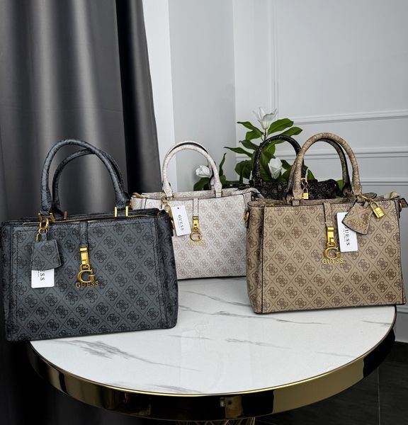 Сумка Guess James medium Коричневий 205324 фото