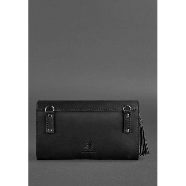 Шкіряна жіноча сумка Аліса чорна crazy horse BN-BAG-7-g-kr фото