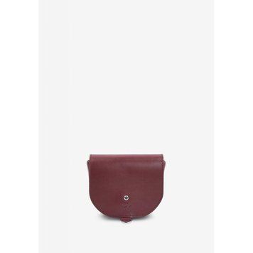 Жіноча шкіряна сумка Ruby S бордова крат TW-Rubby-small-vin фото