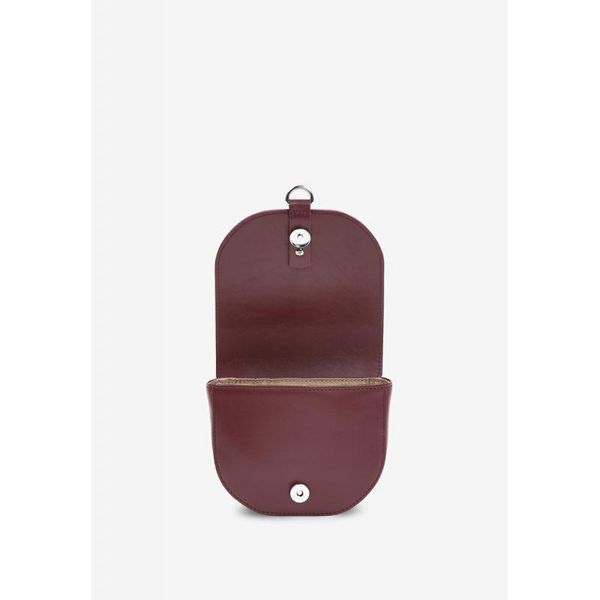 Жіноча шкіряна сумка Ruby S бордова крат TW-Rubby-small-vin фото