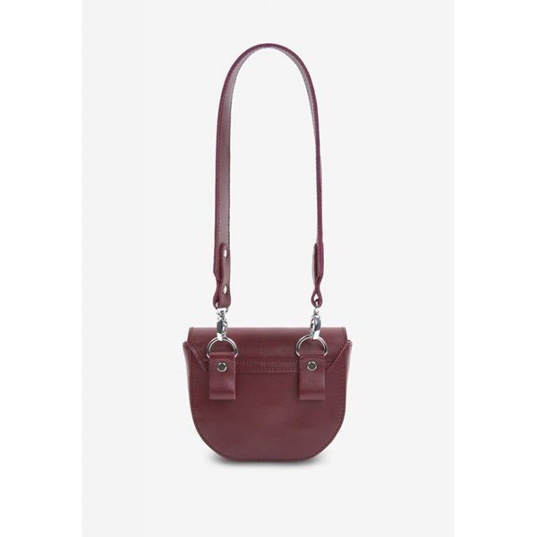 Жіноча шкіряна сумка Ruby S бордова крат TW-Rubby-small-vin фото