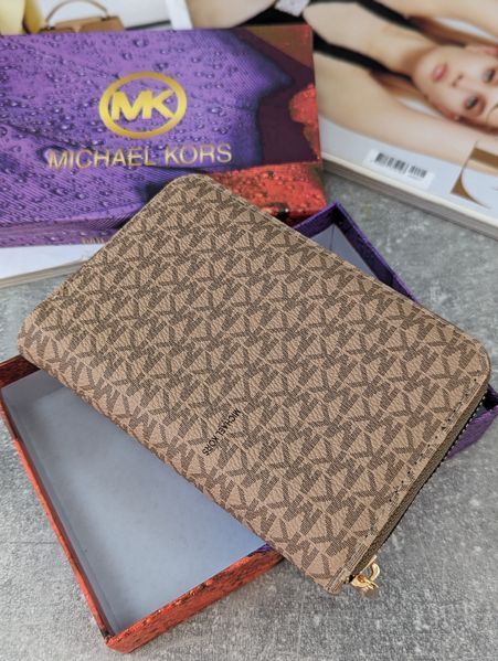 Жіночий гаманець Michael Kors бежевий маленький Майкл Корс 2904 фото