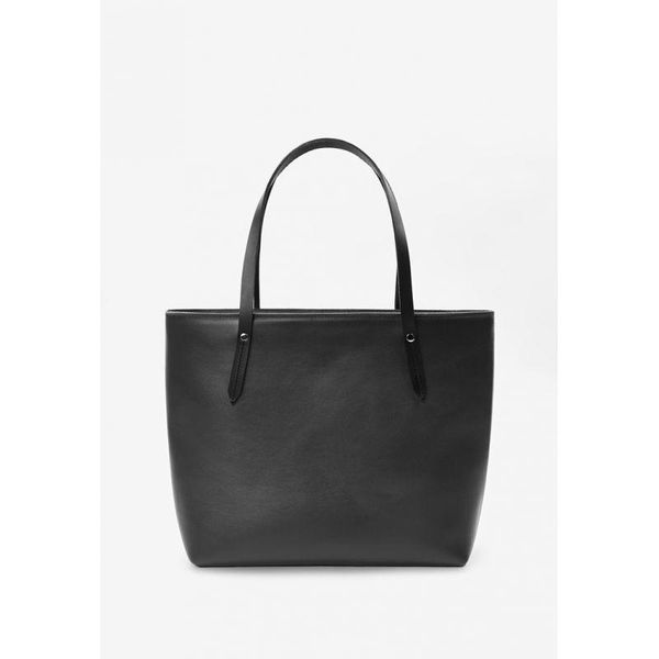 Шкіряний шопер Walker Mini чорний TW-Walker-black фото