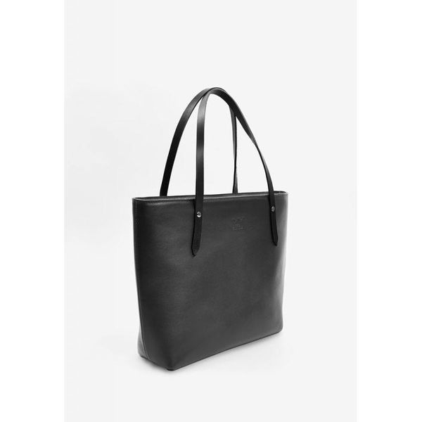 Шкіряний шопер Walker Mini чорний TW-Walker-black фото