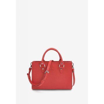 Жіноча шкіряна сумка Fancy червоній Saffiano TW-Fency-red-saf фото