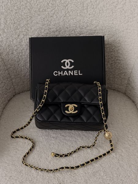 Жіноча сумка Chanel Classic Flap Mini Bag Чорний (пильовик в комплекті) 202027 фото