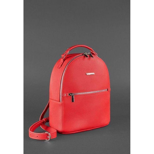Шкіряний жіночий мінірюкзак Kylie червоний BN-BAG-22-rubin фото