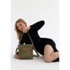 Жіноча шкіряна сумка Stella оливкова TW-Stella-olive фото 3