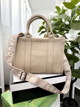 Сумка жіноча Марк джейкобс The Tote Bag BIG SIZE бежевый 203627 фото