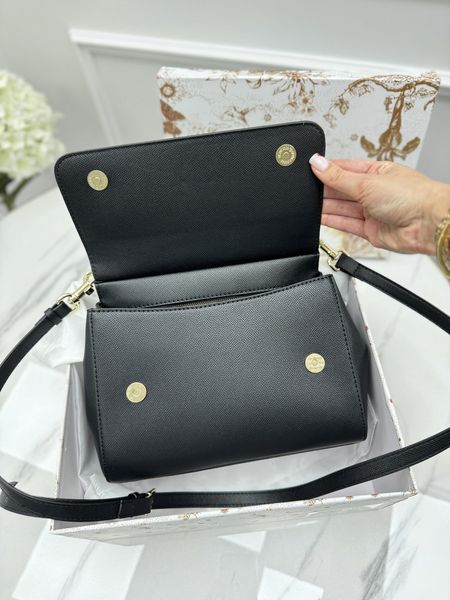 Сумка жіноча Dolce&Gabbana Sicily Medium &mdash; Premium чорний 26см 2049414 фото
