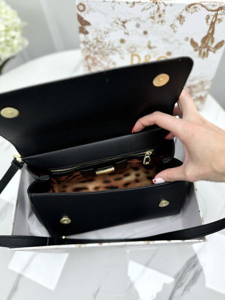 Сумка жіноча Dolce&Gabbana Sicily Medium &mdash; Premium чорний 26см 2049414 фото