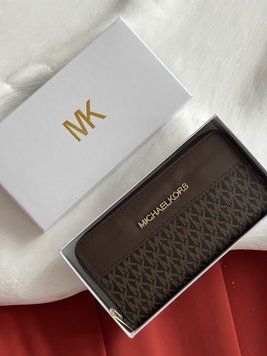 Гаманець Michael Kors Wallet, Майкл Корс великий коричневий 20360-3 фото
