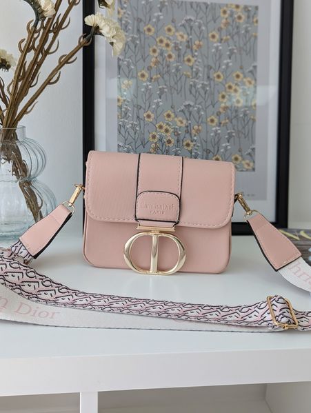 Сумка жіноча Леді Dior міні літня колекція рожевий 100111 фото