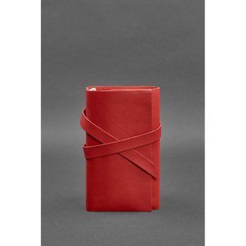 Жіночий шкіряний блокнот (Софт-бук) 1.0 Червоний BN-SB-1-st-red фото