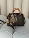 Сумка жіноча Louis Vuitton Braided Handle Montaigne Handbag коричневий міні 204451 фото 6