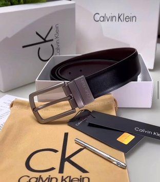 Чоловічий шкіряний ремінь Calvin Klein 2145654802 фото