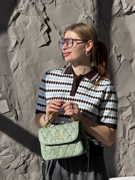 Сумка жіноча Guess Triana Flap Зелений 204564 фото