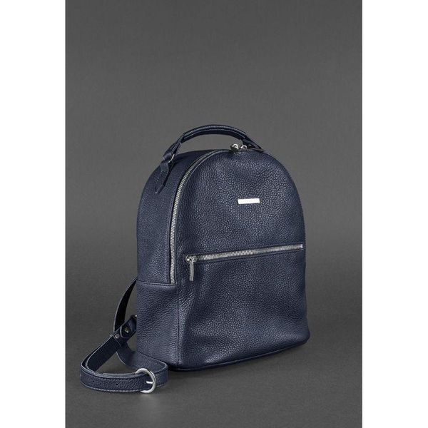 Шкіряний жіночий мінірюкзак Kylie Синій BN-BAG-22-navy фото