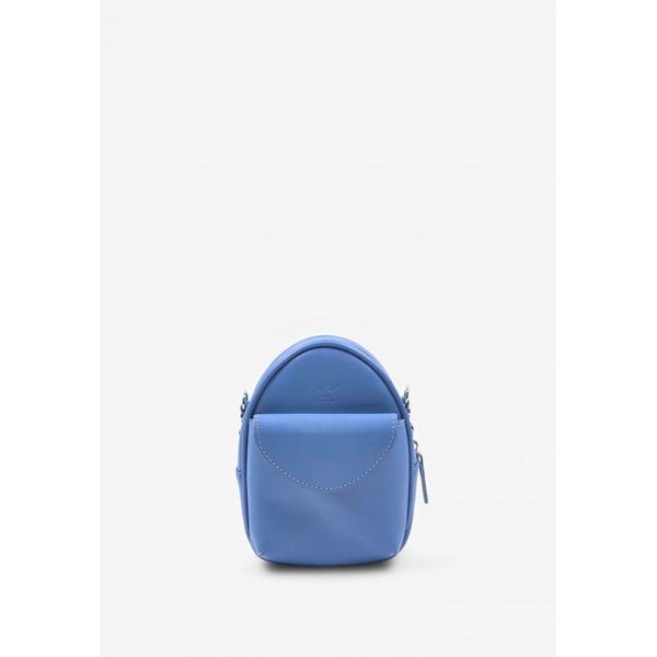 Шкіряна жіноча мінісумка Kroha блакитний крат TW-Kroha-light-blue фото