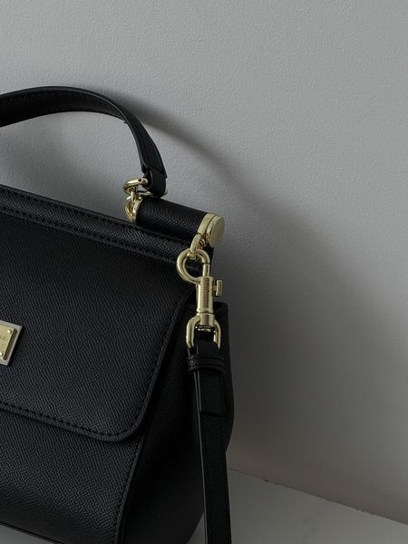 Сумка жіноча Dolce&Gabbana Sicily Medium &mdash; Premium чорний 21см 2049441 фото
