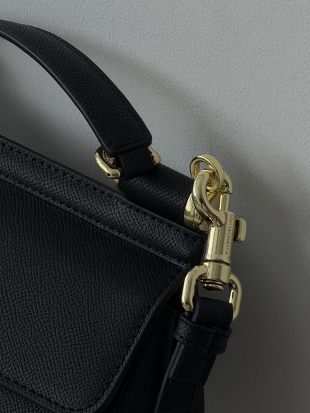 Сумка жіноча Dolce&Gabbana Sicily Medium &mdash; Premium чорний 19см 2049460 фото