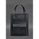 Шкіряна жіноча сумка-шопер Бетсі з кишенею синя Краст BN-BAG-10-1-navy-blue фото 1