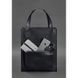 Шкіряна жіноча сумка-шопер Бетсі з кишенею синя Краст BN-BAG-10-1-navy-blue фото 2