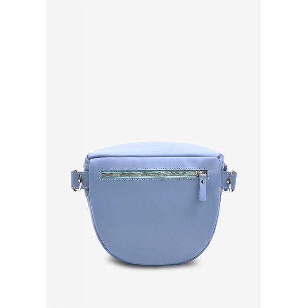 Шкіряна сумка поясна-кросбоді Vacation блакитний крат TW-Vacation-light-blue фото