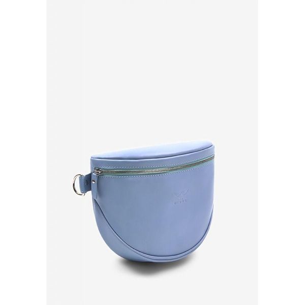 Шкіряна сумка поясна-кросбоді Vacation блакитний крат TW-Vacation-light-blue фото