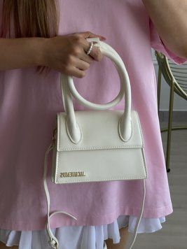 Сумка жіноча Jacquemus Premium білий 204687 фото