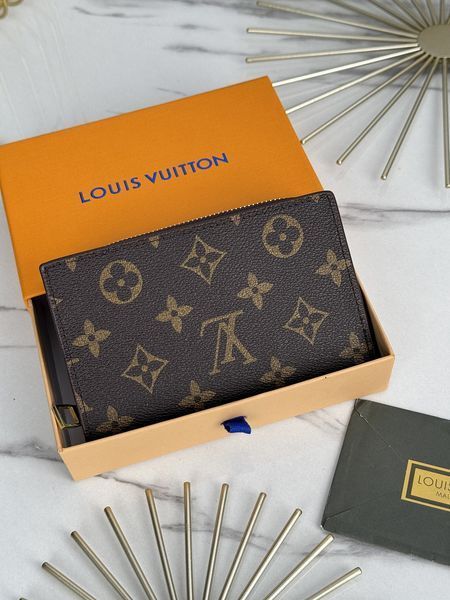 Жіночий гаманець Louis Vuitton коричневий Луї Віттон книжка 20281-7 фото