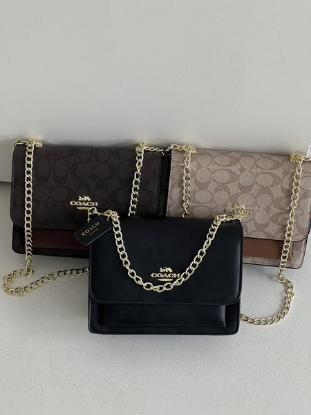 Сумочка жіноча Coach Mini Klare Кросс-боді чорний 200648 фото
